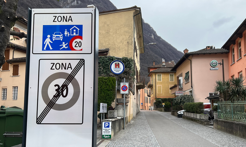 Zona 20 km/h Piazza G. Motta